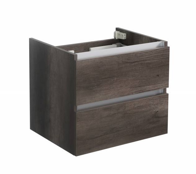 Trendline basic onderkast met greeplijst aluminium 60 Century Oak