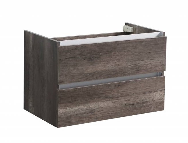 Trendline basic onderkast met greeplijst aluminium 80 Century Oak