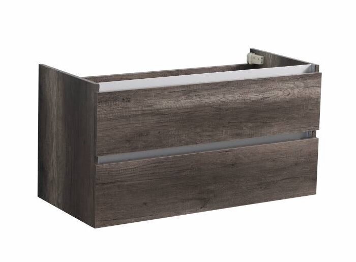 Trendline basic onderkast met greeplijst aluminium 100 Century Oak