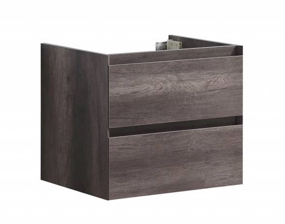 Badmeubel Infinity onderkast met greeplijst in korpus kleur 60 Century Oak OP = OP