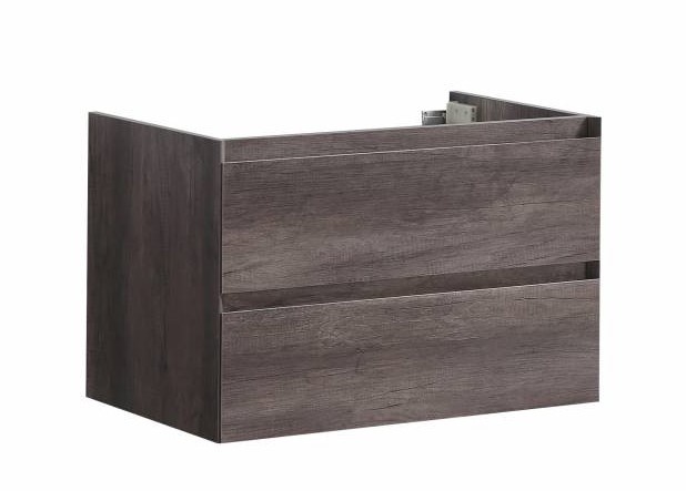 Badmeubel Infinity onderkast met greeplijst in korpus kleur 80 Century Oak OP = OP