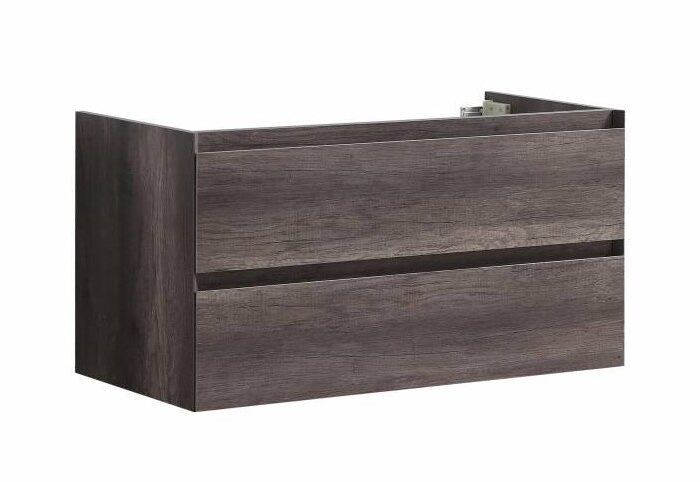 Badmeubel Infinity onderkast met greeplijst in korpus kleur 100 Century Oak OP = OP