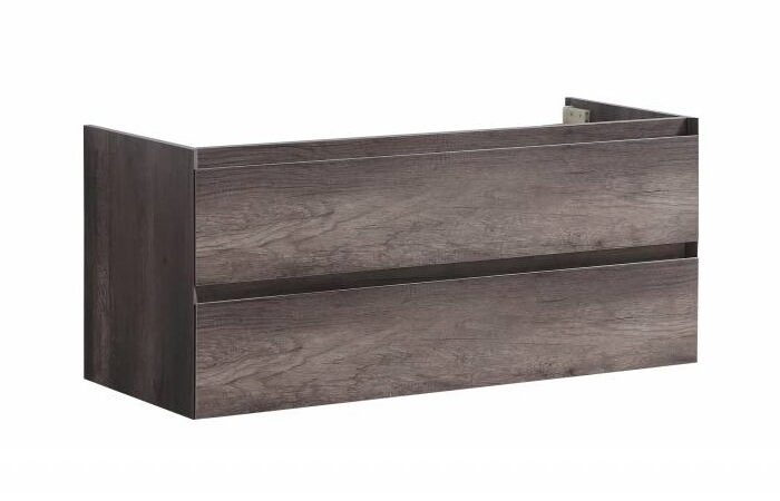 Badmeubel Infinity onderkast met greeplijst in korpus kleur 120 Century Oak OP = OP