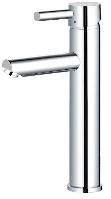 Wastafelmengkraan hoog rond Chroom