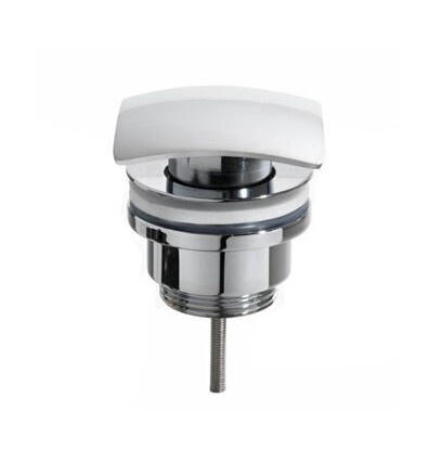 Clickwaste universeel 5/4" Chroom  Vierkant OP = OP
