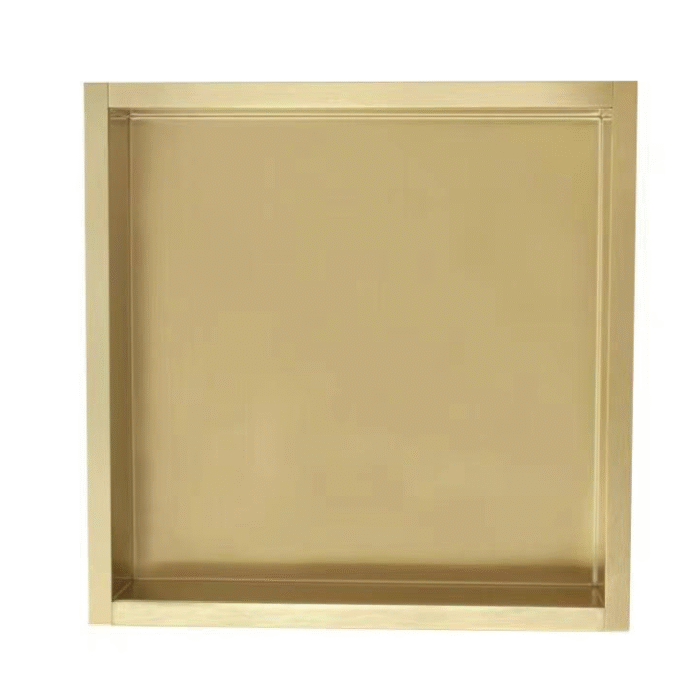 Inbouw wandnis Goud Geborsteld 30x30x7 cm