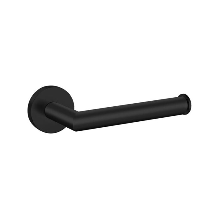 Toiletrolhouder rond Mat Zwart