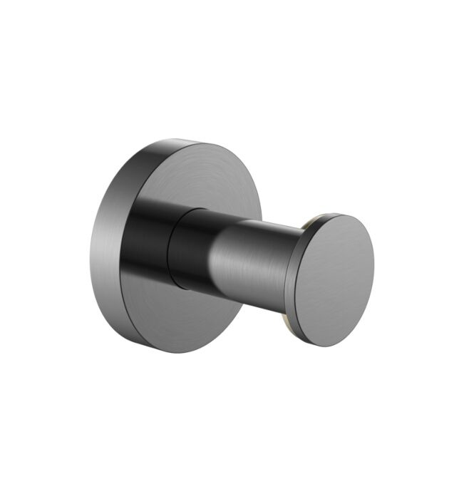 Handdoekhaak rond Gun Metal