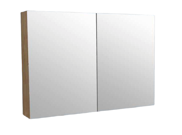 Spiegelkast Wood Eiken zonder verlichting 120 OP = OP