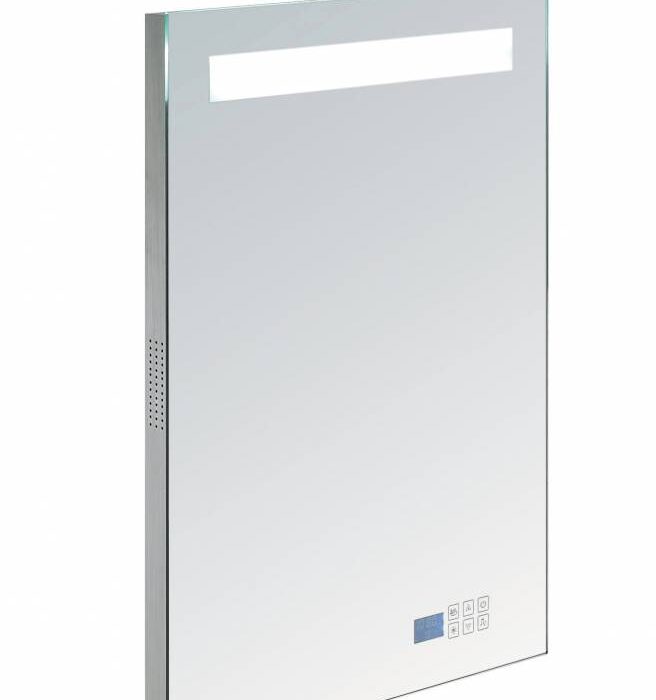 Spiegel met LED verlichting, radio en bluetooth 60  OP = OP