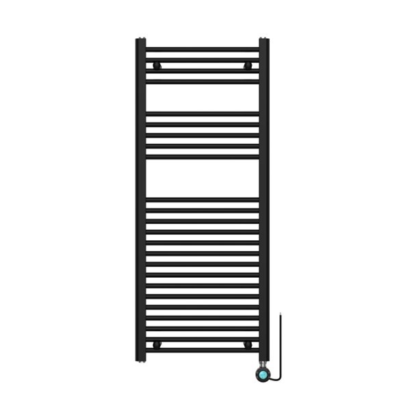 Elektrische radiator Lydia 120x50 cm Mat Zwart 543 watt