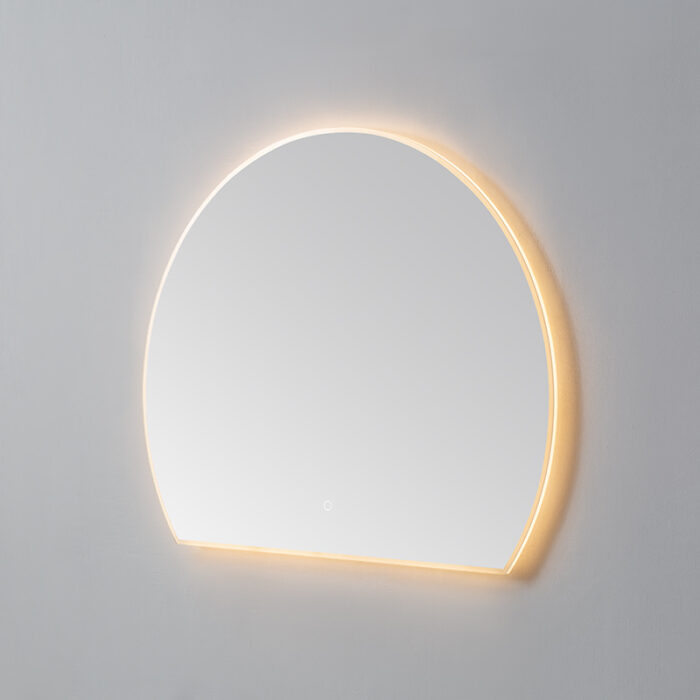 Spiegel horizon met LED verlichting, 3 kleur instelbaar & dimbaar 160 cm incl. spiegelverwarming