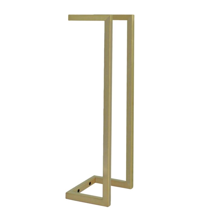 Handdoekenhouder staal Goud Geborsteld 60x15x15 cm