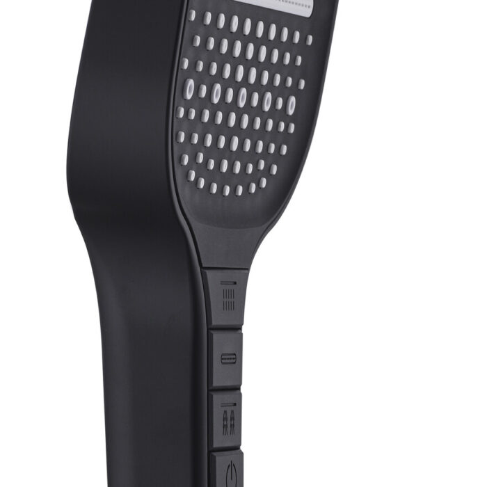 Handdouche Rain de Luxe Mat Zwart