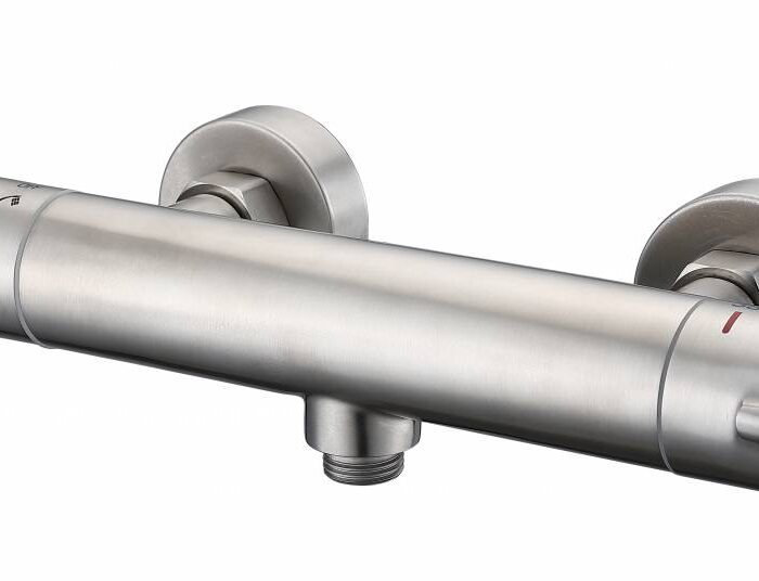 Douchemengkraan thermostatisch rond RVS