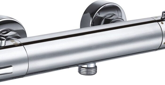 Douchemengkraan thermostatisch New Rio rond Chroom