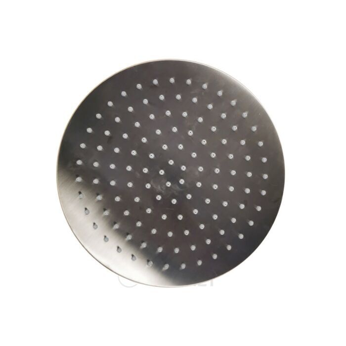 Hoofddouchekop ultra thin Gun Metal rond 25 cm