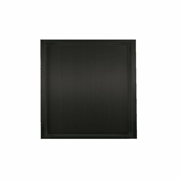 Inbouw wandnis Mat Zwart 30x30x7 cm