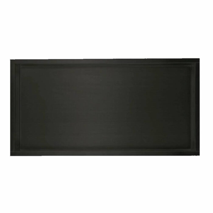 Inbouw wandnis Mat Zwart 30x60x7 cm
