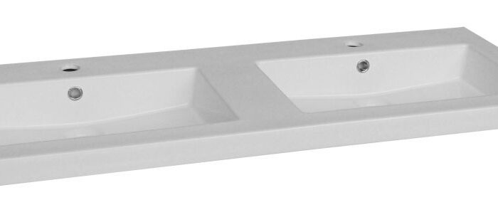 Wastafel Trend Keramiek 120 dubbele wasbak