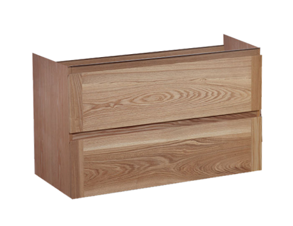 Badmeubel onderkast Wood Eiken met greeplijst in korpus kleur 80 OP = OP