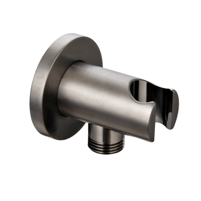 Muuraansluiting met opsteek Gun Metal rond