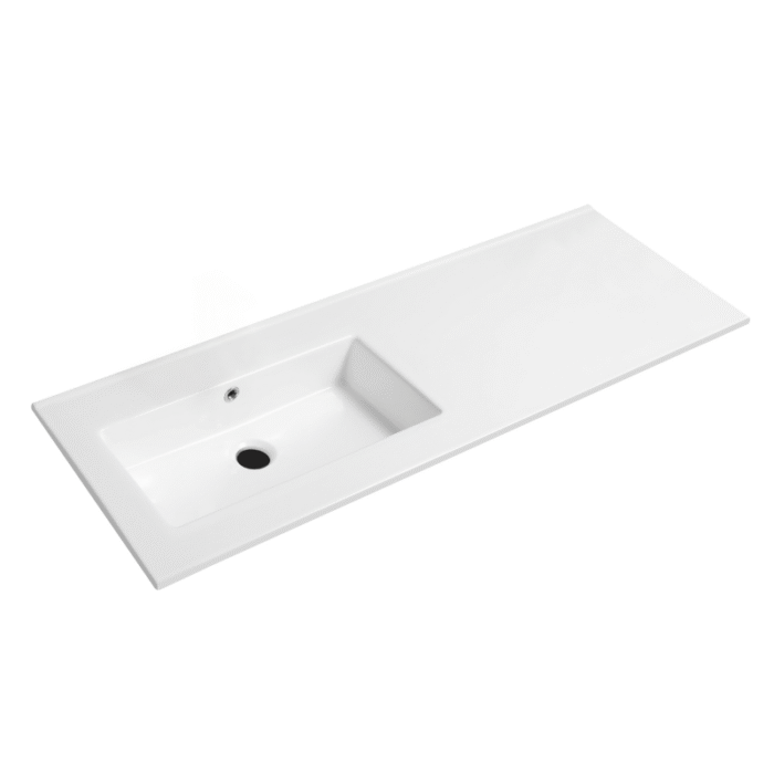 Wastafel Keramiek Classic wasbak Links asymmetrisch 120