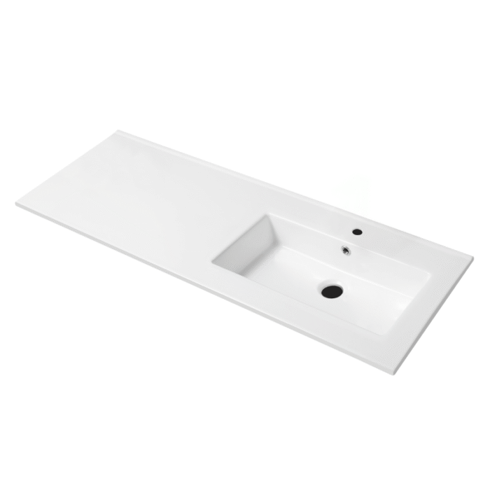 Wastafel Keramiek Classic wasbak Rechts asymmetrisch 120